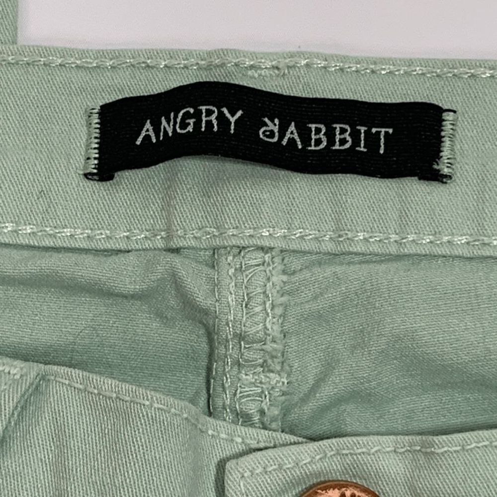 Angry Rabbit Skinny Green Denim Jean - Picture 2 of 8